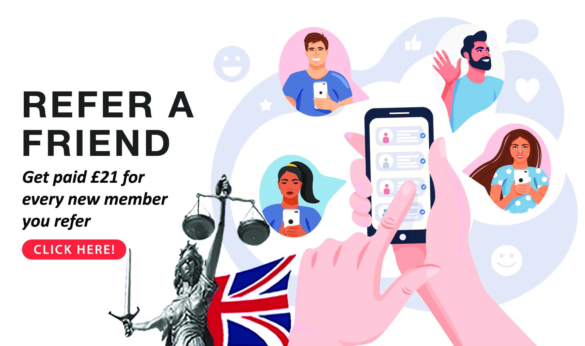 English Constitution Movement - Refer a Friend: Earn £21 for each member you refer to us. It's a numbers thing